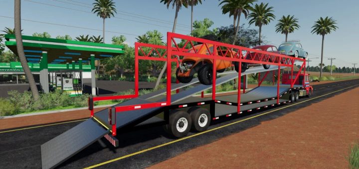 Mod Boeckmann Car Trailer v1.2.0.1 - Farming Simulator 19 mod, LS19 Mod ...