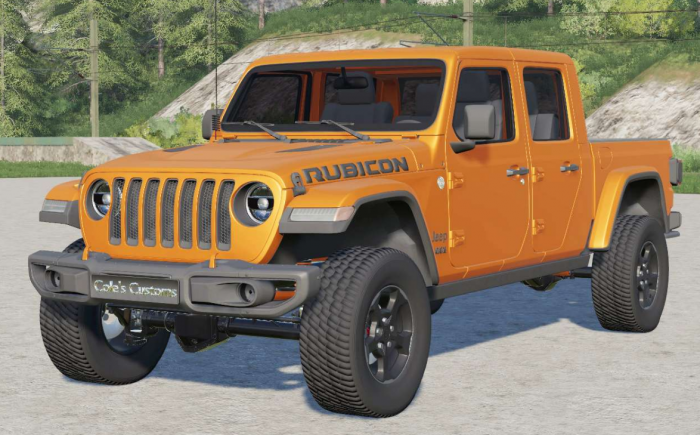 Car Jeep Gladiator Rubicon (JT) 2020 - Farming Simulator 22 mod, LS22 Mod  download!