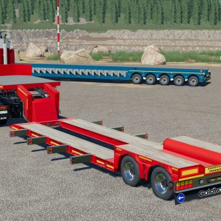 Mod Goldhofer 2 Axle Low Loader v1.0 - Farming Simulator 22 mod, LS22 ...