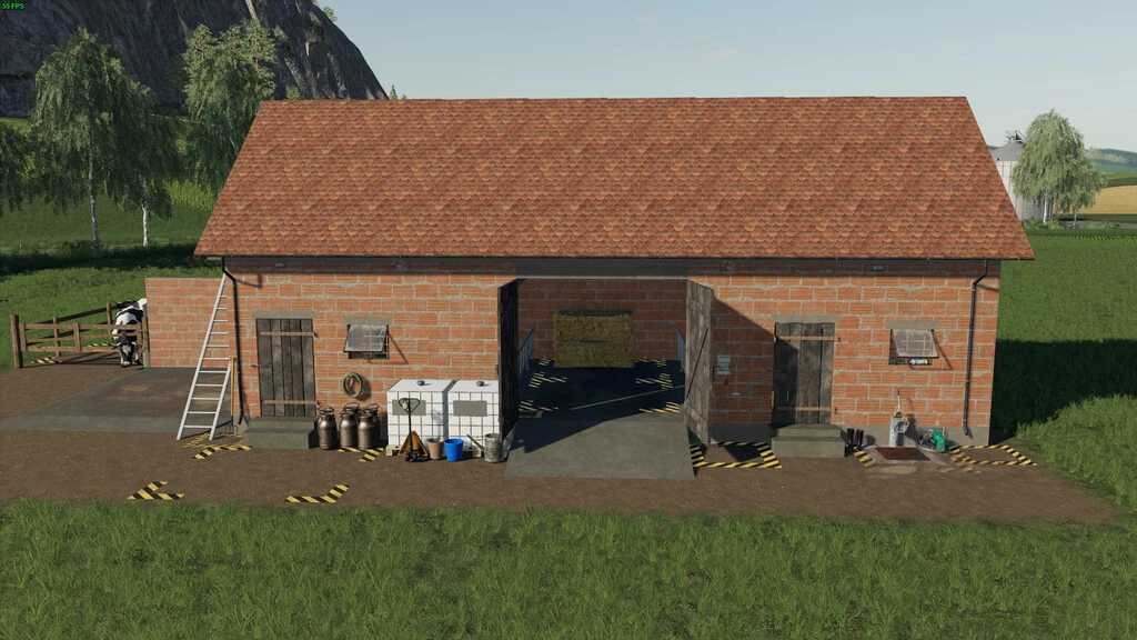 Fs 19 Cow Barn 30x18 V10 Farming Simulator 22 Mod Ls22 Mod Download