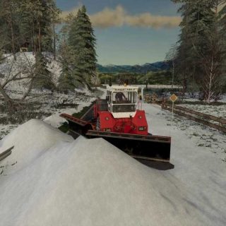 LS19 Raba 180 snow plow v1.0 - Farming Simulator 22 mod, LS22 Mod download!