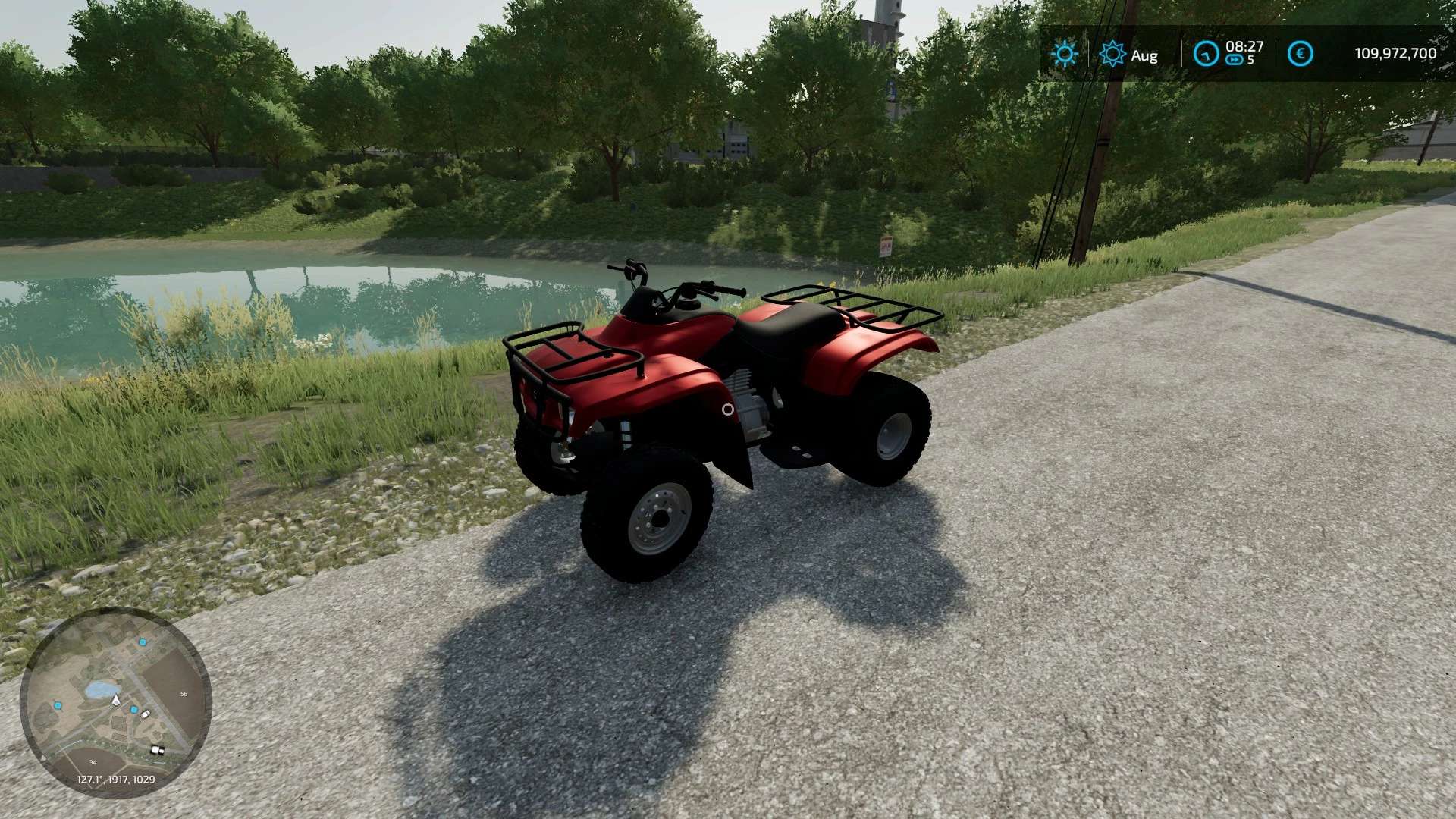 LS22 Honda Fourtrax v1.0 - FS 25 modding - LS25 Mod download!