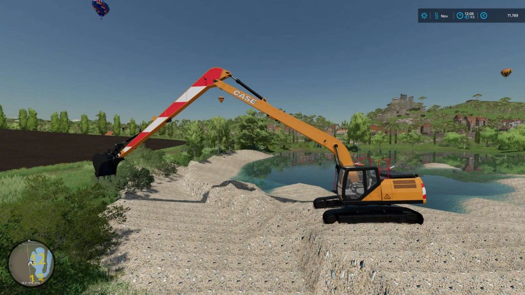 Ls22 Case Cx250d Long Reach Excavator V1000 Farming Simulator 22 Mod Ls22 Mod Download 5074