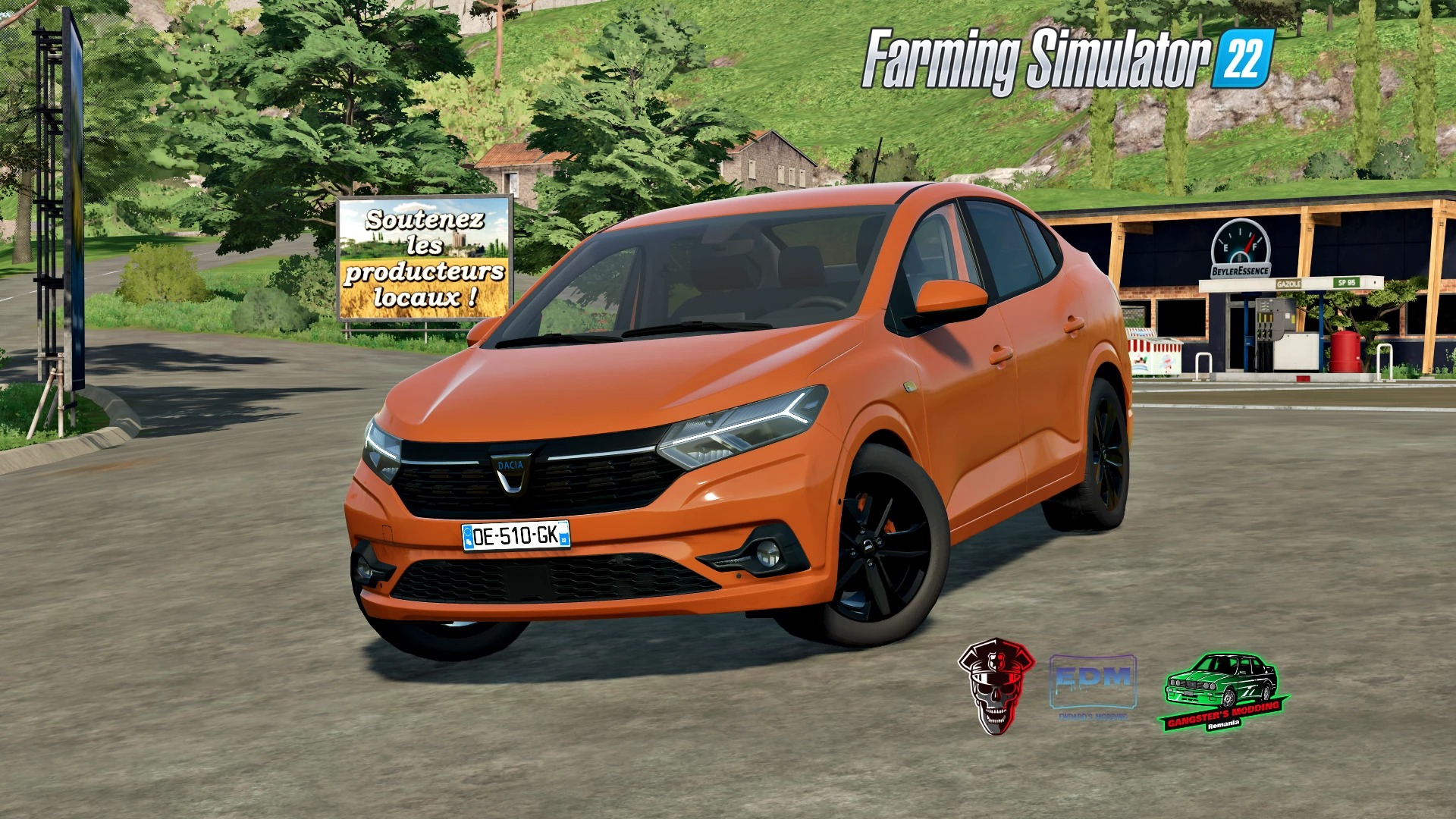 Ls22 Dacia Logan 2021 V1000 Farming Simulator 22 Mod Ls22 Mod Download 7268