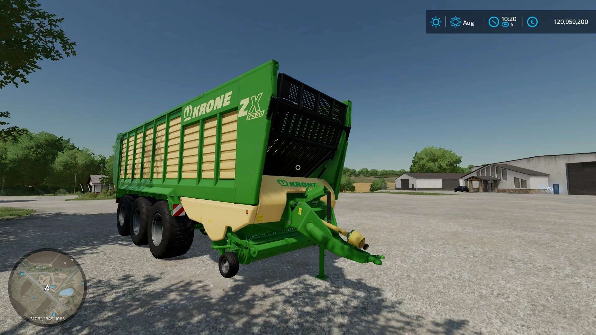 Ls22 Krone Zx 560 Gd V11 Farming Simulator 22 Mod Ls22 Mod Download 5214