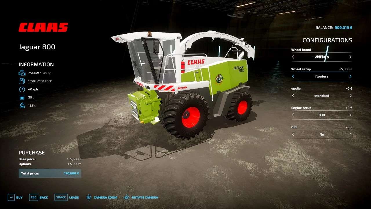 Ls22 Claas Jaguar 800 Edit Agrosrbija V1000 Farming Simulator 22 Mod Ls22 Mod Download 7057