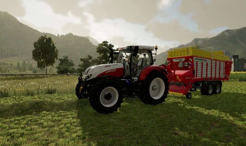 Ls22 Steyr Profi 4115 6145 Series V1000 Farming Simulator 22 Mod Ls22 Mod Download 9420