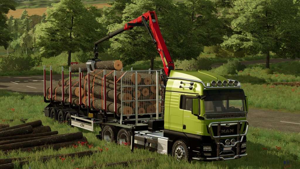 Ls22 Man Tgx Forest Semi Truck V1001 Farming Simulator 22 Mod Ls22 Mod Download 4499