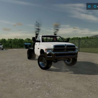 LS22 1995 Ram 3500 Flatbed v2.0.0.0 - Farming Simulator 22 mod, LS22 ...