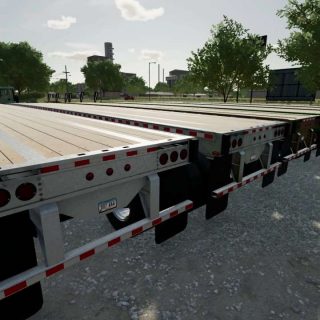 Ls22 Flatbed Trailer Ibm Jmt19 V1.2.0.0 - Farming Simulator 22 Mod 