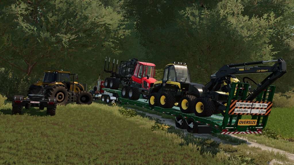 Ls22 Transport Trailer 19m And 25m V1000 Farming Simulator 22 Mod Ls22 Mod Download 8025