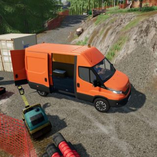 LS22 Iveco DAILY 35-160 L2H2 2022 v1.0 - Farming Simulator 22 mod, LS22 ...