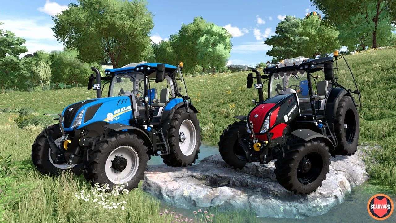 Ls22 New Holland T6 2018 Simple Ic V10 Farming Simulator 22 Mod Ls22 Mod Download 7855