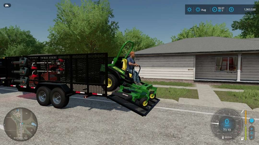 Ls Big Tex Pi Landscape Trailer V Farming Simulator Mod Ls Mod Download