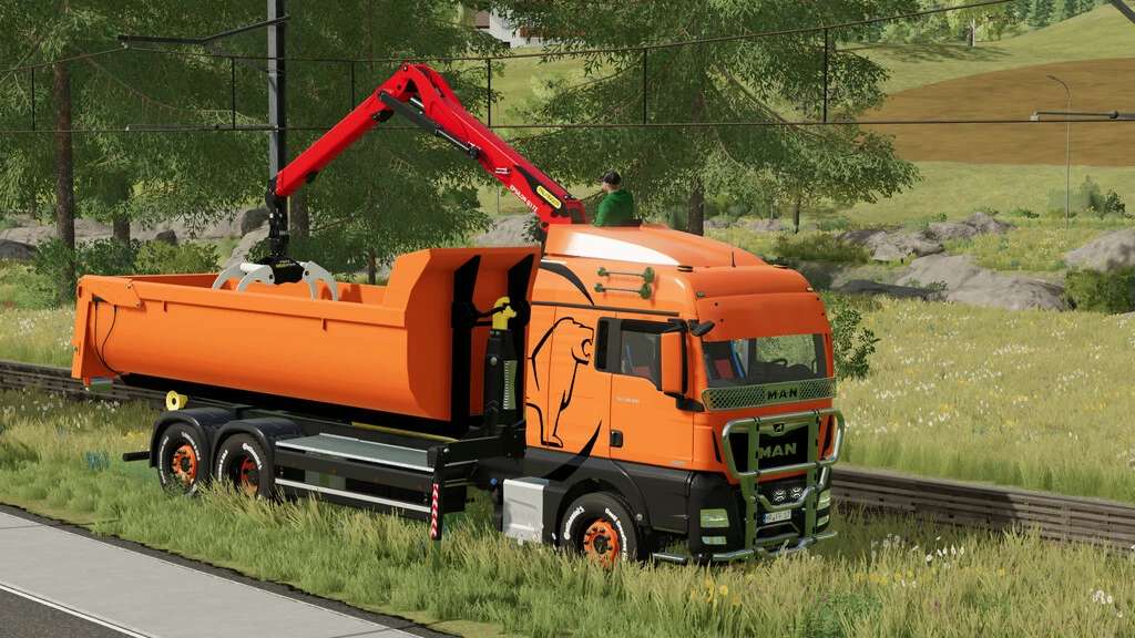 Ls22 Man Tgx Crane Hkl Pack V1000 Farming Simulator 22 Mod Ls22 Mod Download 9009