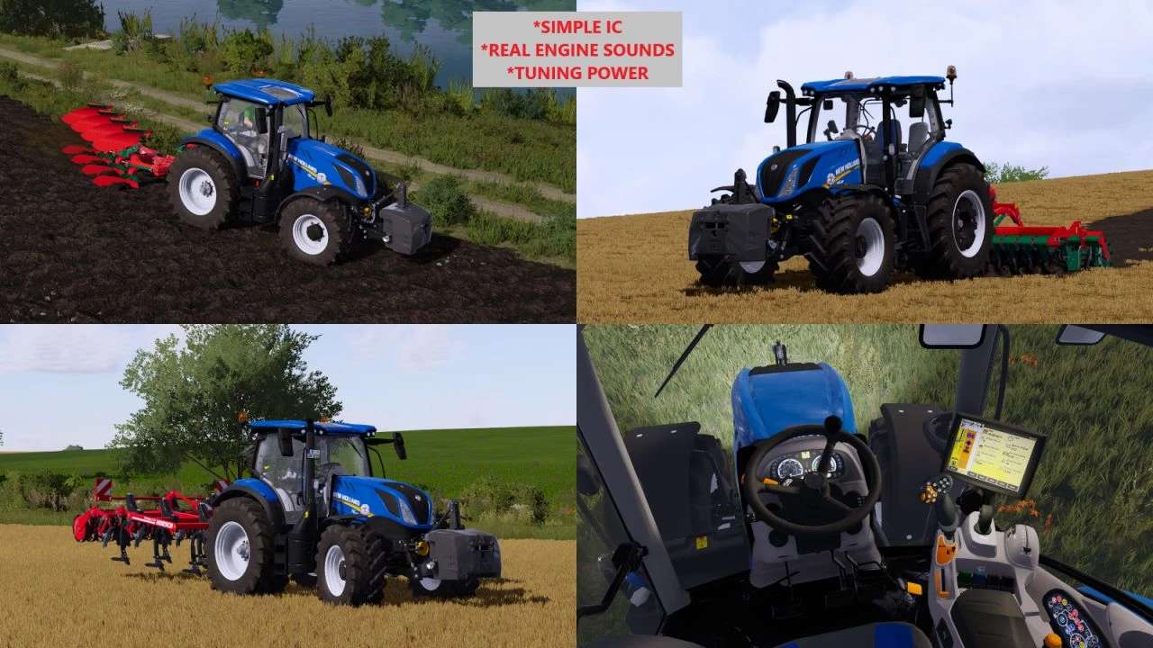 Ls22 New Holland T6 Tier 4b V1010 Farming Simulator 22 Mod Ls22 Mod Download 3094