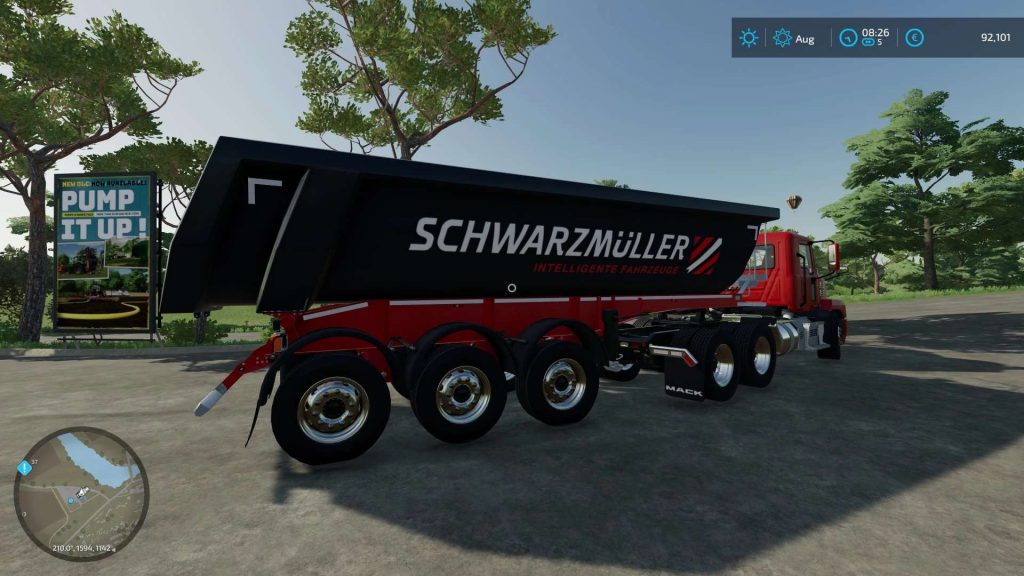 Ls22 Schwarzmueller Dumper V1002 Farming Simulator 22 Mod Ls22 Mod Download 5332