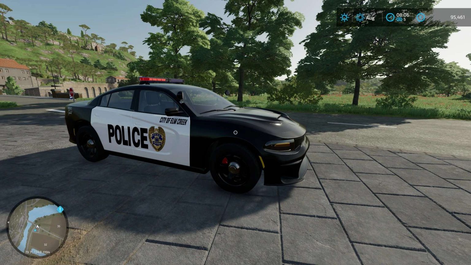 LS22 Dodge Charger SRT Police v1.0.1.0 - Farming Simulator 22 mod, LS22 ...