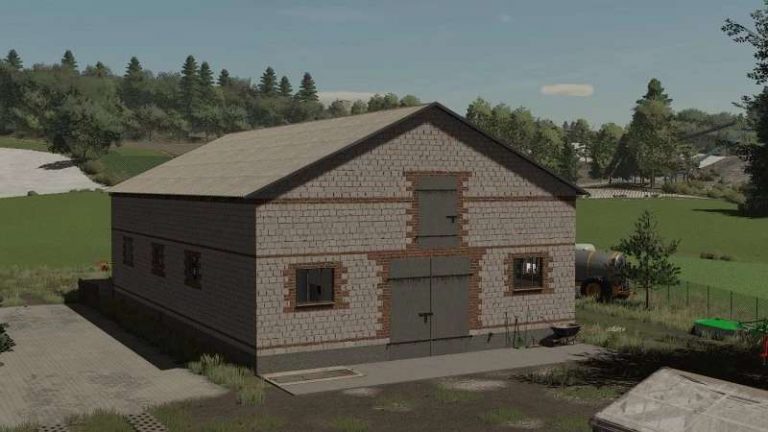 LS22 Polish Cowshed With Barn v1.0.0.0 - Farming Simulator 22 mod, LS22 ...