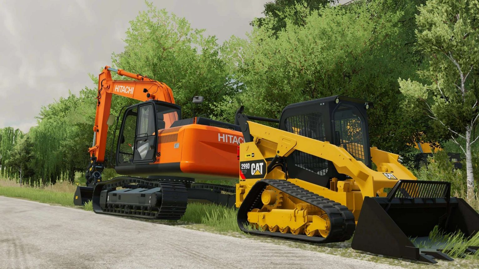 LS22 Cat Skid Steer Mega Pack v1.0.0.0 - Farming Simulator 22 mod, LS22 ...