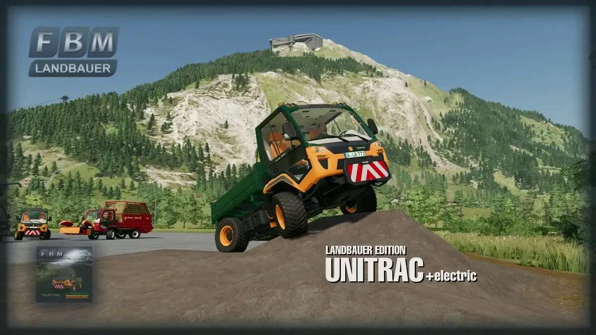 Ls22 Unitrac Electric Le V1100 Farming Simulator 22 Mod Ls22 Mod Download 1783