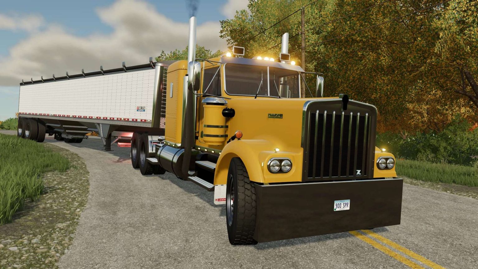 LS22 Kenworth W900A Flat Top v1.8.0.2 - Farming Simulator 22 mod, LS22 ...